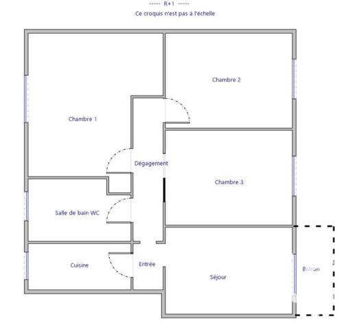 Appartement à vendre 4 pièces 63 m² Rueil-Malmaison