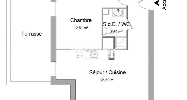 Location Appartement 2 pièces 42.61 m² - Déville-lès-rouen 76250