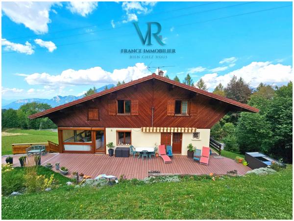 Mont-Saxonnex (74130) MAISON-CHALET DE 170M² & 1346M² DE TERRAIN – IDÉAL POUR UNE RÉSIDENCE PRINCIPALE OU SECONDAIRE