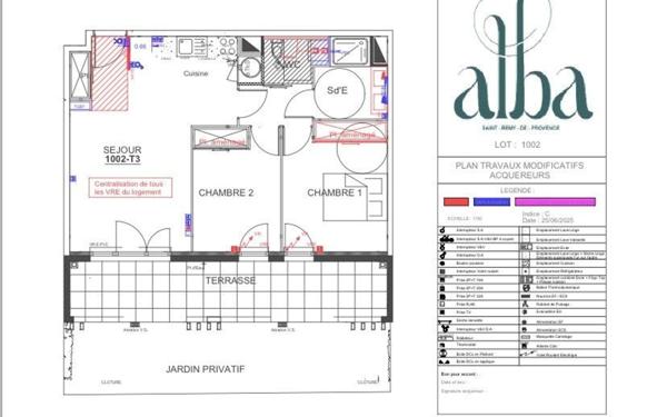 Appartement à vendre    3 pièces • 57,70 m2 Saint-Rémy-de-Provence