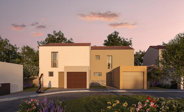 POUSSAN ? T4 NEUF DE 88,20 M² AVEC JARDIN DE 76,30 M², GARAGE ET STATIONNEMENT
