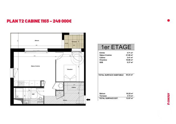 Appartement F2 à vendre  2 pièces - 51 m 2   ST TROJAN LES BAINS  - 17