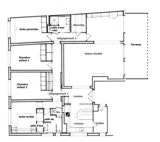 Appartement à vendre 5 pièces 155 m² Bordeaux