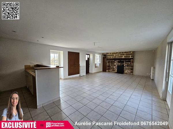 EXCLUSIVITE : Maison en pierre + Grange à 5 min de Brive sur TERRAIN de 8000m² avec PUITS et RUISSEAU