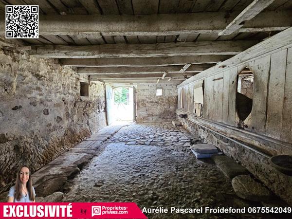 EXCLUSIVITE : Maison en pierre + Grange à 5 min de Brive sur TERRAIN de 8000m² avec PUITS et RUISSEAU