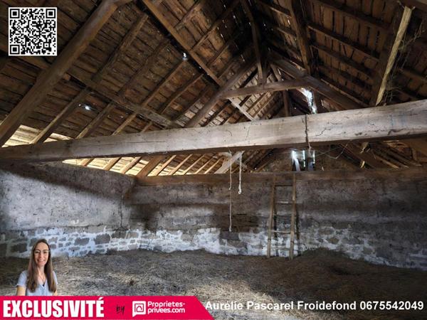 EXCLUSIVITE : Maison en pierre + Grange à 5 min de Brive sur TERRAIN de 8000m² avec PUITS et RUISSEAU