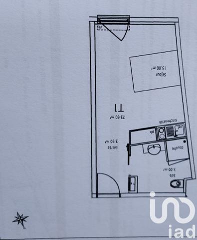 Appartement à vendre 1 pièce 24 m² Saint-Jean-de-Védas