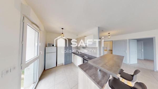 Grand T2 avec garage fermé