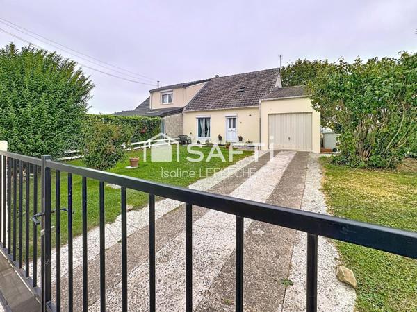 Maison avec jardin, garage et cave