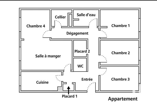 Appartement à vendre 5 pièces 86 m² Dugny