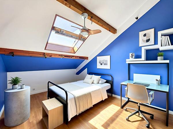 Maison familiale de 131 m², 5 chambres, vue lac et montagnes sur 1 511 m² de terrain à MOUXY