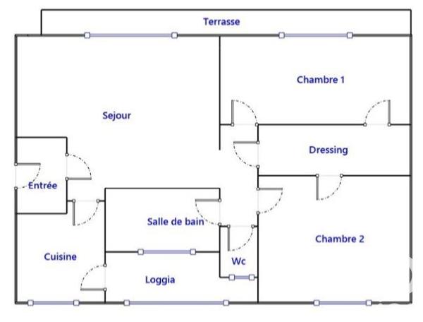 Appartement à vendre 3 pièces 60 m² Bayonne