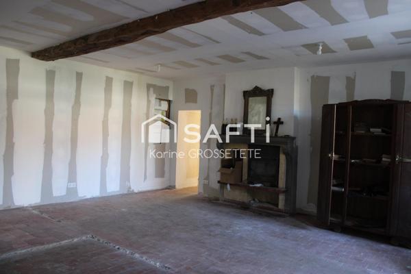 Maison de 99m² sur un terrain de 2870m²