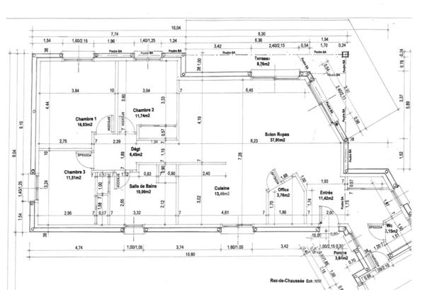 Maison à vendre 4 pièces SAMPANS (39)