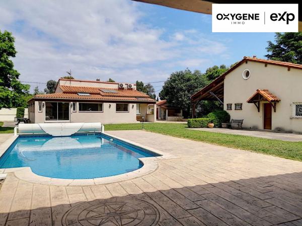 Viager occupé – Maison plain-pied, piscine et dépendance à Palau-del-V