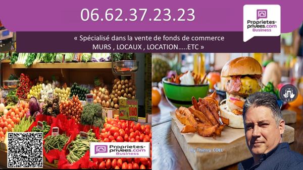 69003 LYON - ALIMENTATION, EPICERIE, FRUIT ET LEGUMES, RESTAURATION RAPIDE, 100 m²