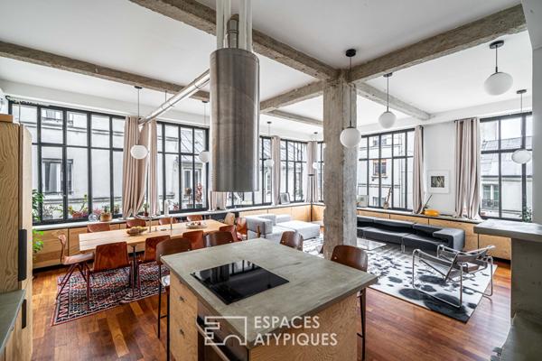 Loft au style new yorkais proche du marché de l’Olive