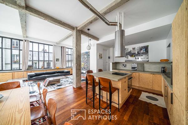 Loft au style new yorkais proche du marché de l’Olive