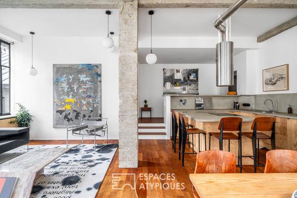 Loft au style new yorkais proche du marché de l’Olive