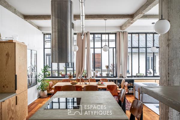 Loft au style new yorkais proche du marché de l’Olive