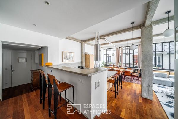 Loft au style new yorkais proche du marché de l’Olive