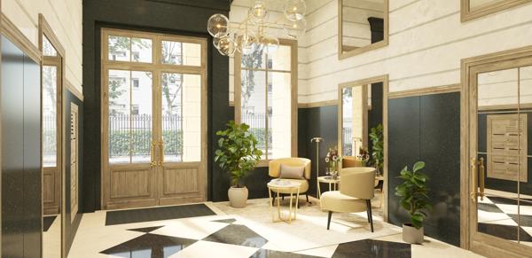 Bureaux à louer à Puteaux dans immeuble Art Déco avec terrasse privative