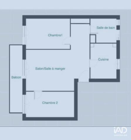 Appartement à vendre 3 pièces 51 m² Palaiseau