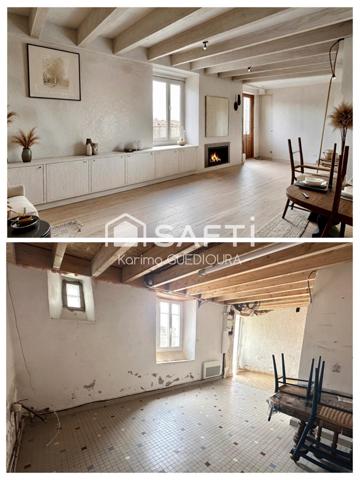 Charmante maison à rénover, idéalement située au cœur du bourg – une opportunité à ne pas manquer !