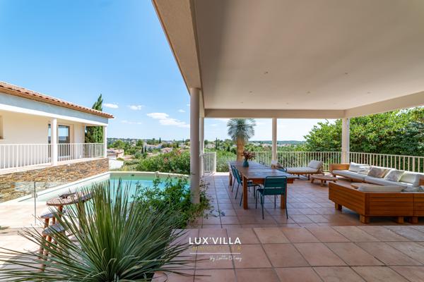 Saint-Gély-du-Fesc (34980) Maison familiale de plain-pied avec vue dégagée à 15 min de Montpellier