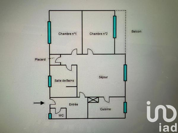 Appartement à vendre 3 pièces 66 m² Menton