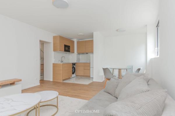 Appartement 2 pièces rénové de 36m² avec terrasse de 7m²