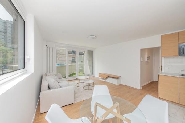 Appartement 2 pièces rénové de 36m² avec terrasse de 7m²