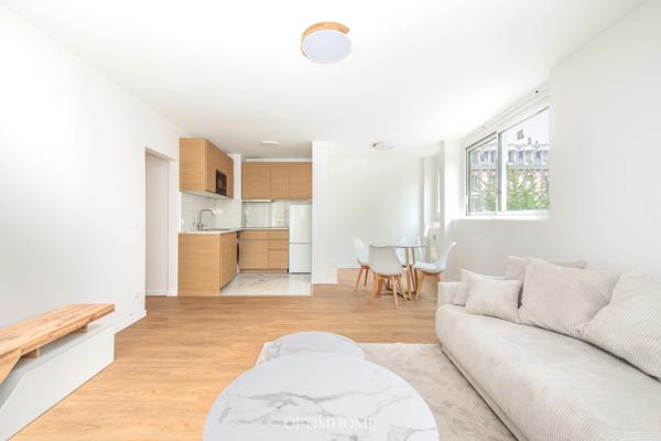 Appartement 2 pièces rénové de 36m² avec terrasse de 7m²