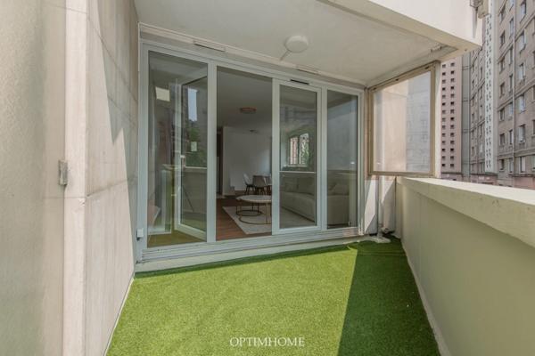 Appartement 2 pièces rénové de 36m² avec terrasse de 7m²