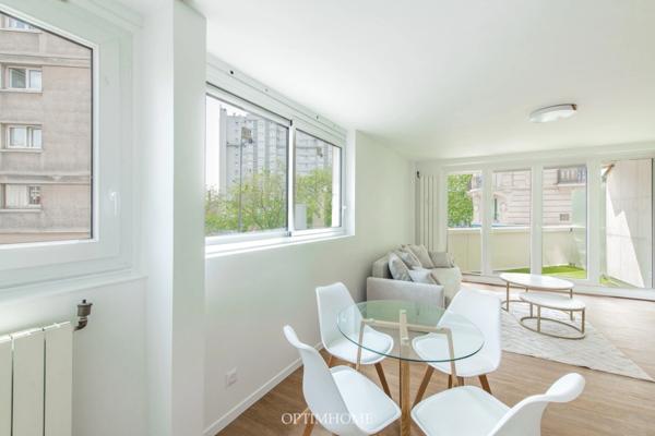 Appartement 2 pièces rénové de 36m² avec terrasse de 7m²