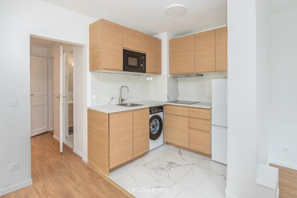 Appartement 2 pièces rénové de 36m² avec terrasse de 7m²