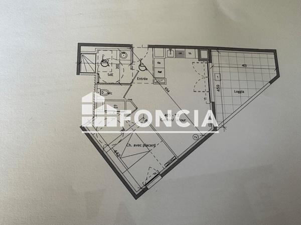 Location Appartement 2 pièces 41.3 m² - L'AUSTRALIS 240 Avenue Germaine Tillion Montpellier 34070