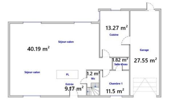 Maison familiale avec terrasse et jardin - potentiel supplémentaire