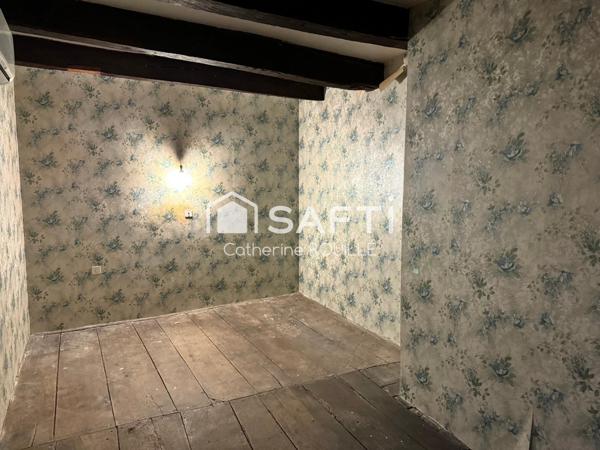 MAISON À RÉNOVER, 2 CHAMBRES, JARDIN