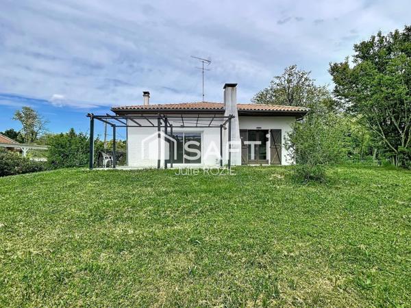 À Castelnau, maison de 120 m², 4 ch, garage et sous-sol.