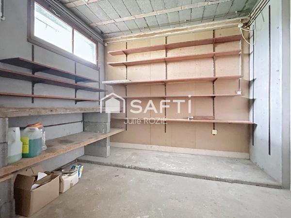 À Castelnau, maison de 120 m², 4 ch, garage et sous-sol.