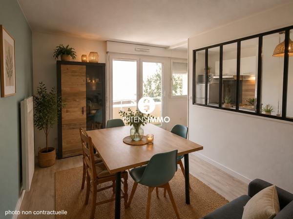 Appartement 2 pièces - 46m² - Bordeaux - Saint Martial 221 500 € f t