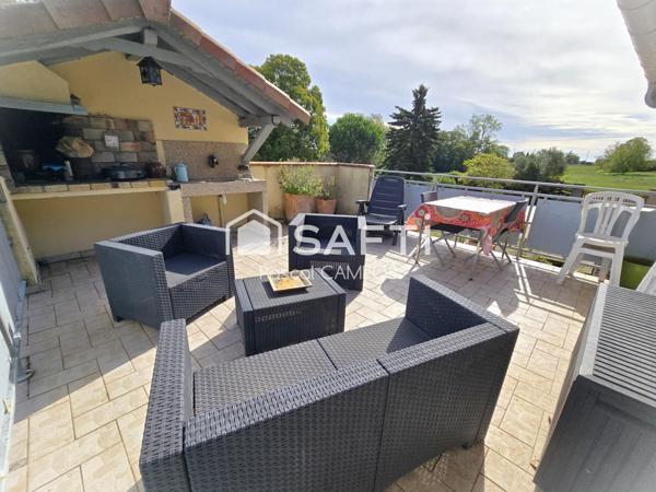Maison t4 de 154m² avec garage, grand terrain de 1561m²