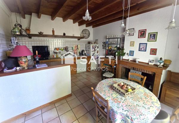 Maison t4 de 154m² avec garage, grand terrain de 1561m²