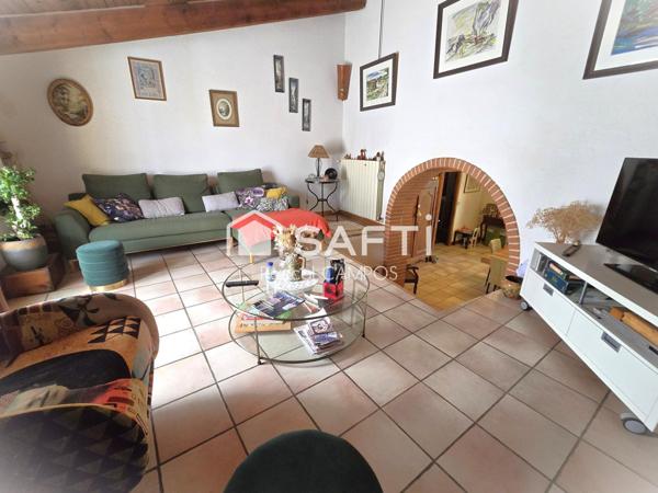 Maison t4 de 154m² avec garage, grand terrain de 1561m²