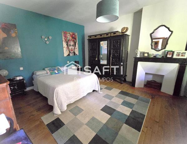 Maison t4 de 154m² avec garage, grand terrain de 1561m²