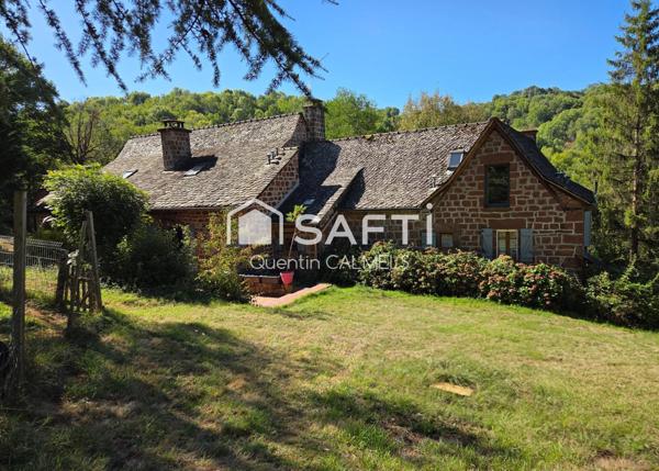 Domaine d’exception en pierre rouge du Vallon de Marcillac