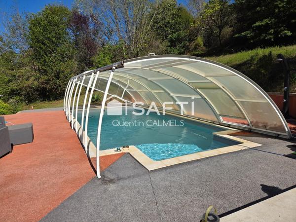 Domaine d’exception en pierre rouge du Vallon de Marcillac