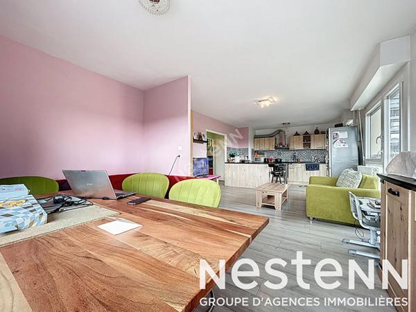 Appartement Metz 4 pieces 71m2 - 2 chambres - balcon - parking - cave