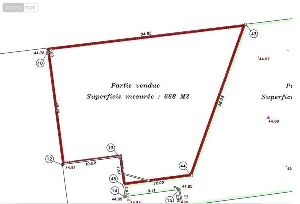 Terrain à Batir à vendre à Spay dans la Sarthe (72700), ref : 72122-1299